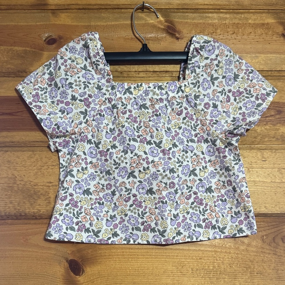 Charming Floral Kids Blouse